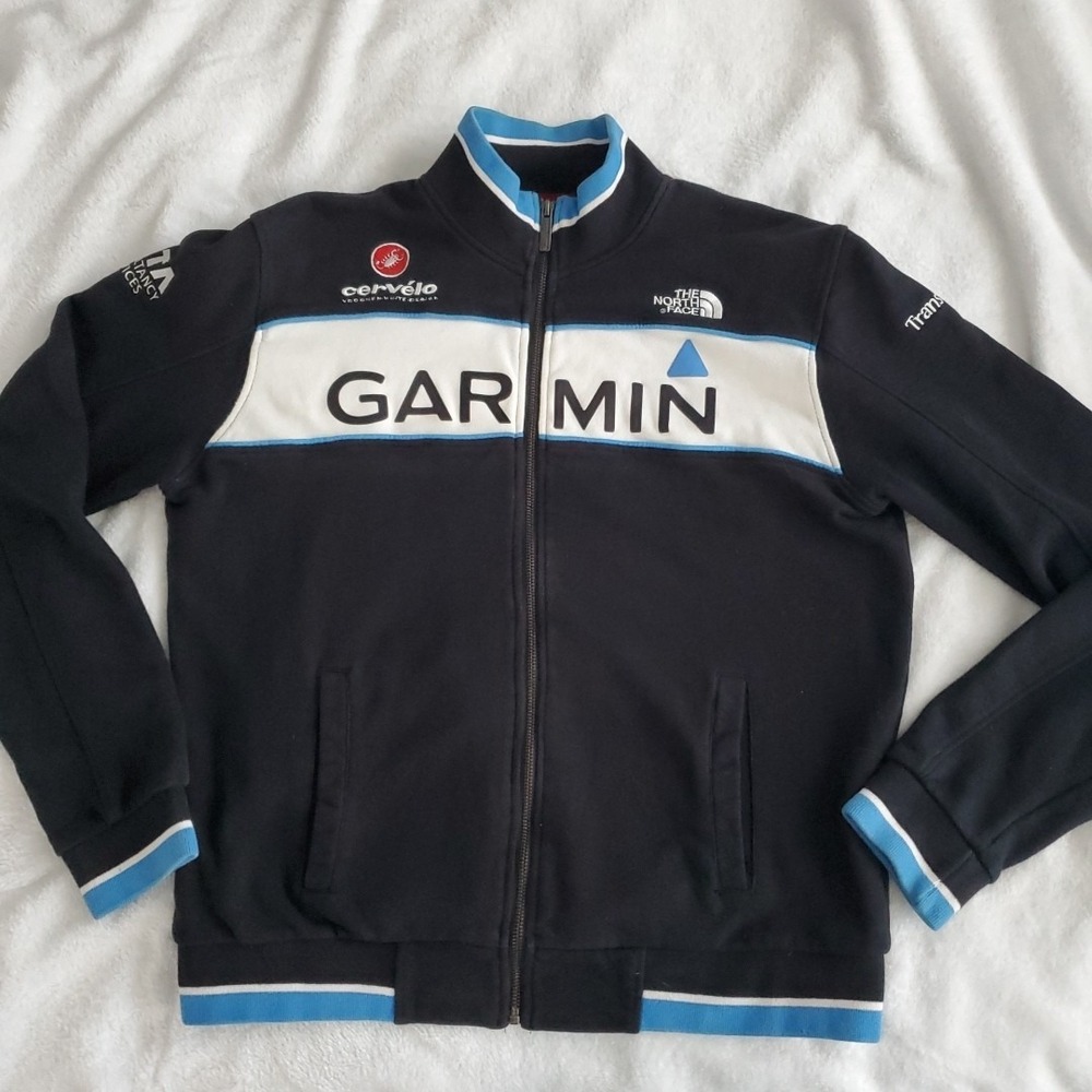 Castelli Jacket Women's Garmin Cervelo The North Face Cycling Team Zip Up Size L